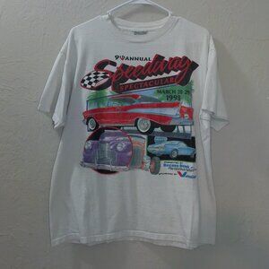 Vintage 1998 Daytona Speedway Spectacular • Oneita Power-T • Size Large